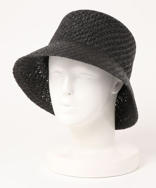 N.（N. Natural Beauty Basic）（エヌエヌナチュラルビューティーベーシック）の「ペーパーバケットハット（ハット・レディース・ブラック/ベージュ・FREE）」の9枚目の写真