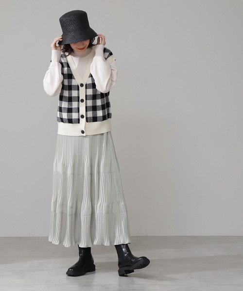 N.（N. Natural Beauty Basic）（エヌエヌナチュラルビューティーベーシック）の「ペーパーバケットハット（ハット・レディース・ブラック/ベージュ・FREE）」の4枚目の写真