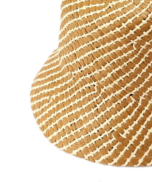 N.（N. Natural Beauty Basic）（エヌエヌナチュラルビューティーベーシック）の「ペーパーバケットハット（ハット・レディース・ブラック/ベージュ・FREE）」の12枚目の写真
