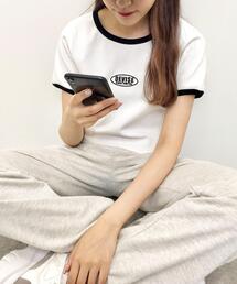 INGNI | フロントサークルロゴリンガーリブTシャツ(Tシャツ/カットソー)