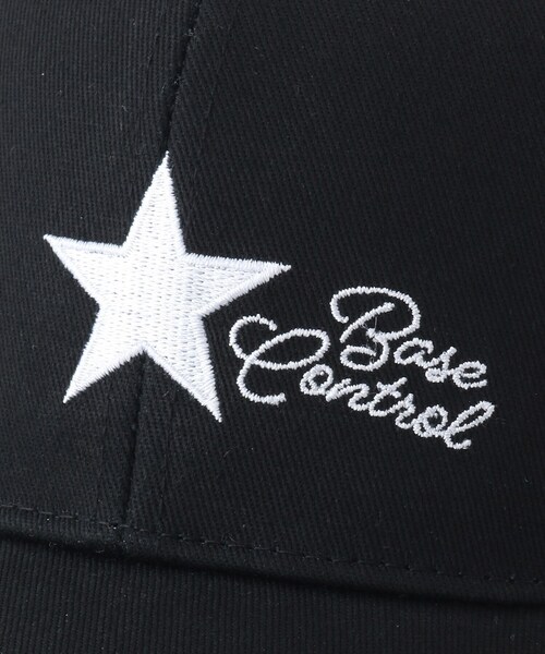 BASECONTROL（ベースコントロール）の「◆コットンツイル ロゴデザインバリエーション ローキャップ（キャップ・キッズ・ブラック/ブラック系/ブラック系1・99）」の8枚目の写真