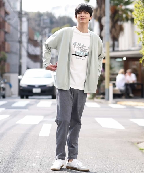 a.v.v（アーヴェヴェ）の「【速乾】リラックススーツイージーパンツ（その他パンツ・メンズ・ネイビー/グレー・44/50/48/46）」の3枚目の写真