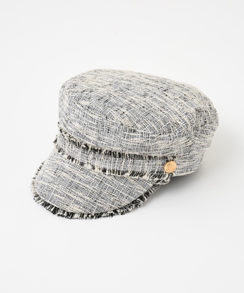 COLONY 2139(コロニートゥーワンスリーナイン)の「ツイードキャスケット(キャスケット・レディース・アイボリー/グレー・FREE)」の11枚目の写真