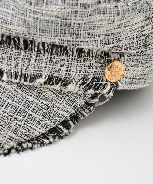 COLONY 2139(コロニートゥーワンスリーナイン)の「ツイードキャスケット(キャスケット・レディース・アイボリー/グレー・FREE)」の20枚目の写真