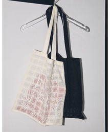 チェック柄トートバッグ　ブルー　todayful ST4819AW52634_1_l.jpg