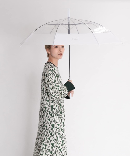 SMELLY（スメリー）の「プーリアビニール傘（長傘・レディース・パープル/グレー/ミント/クリア/ブルー系その他/オレンジ系その他・FREE）」の12枚目の写真