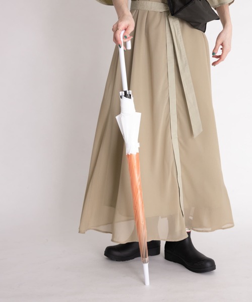 SMELLY（スメリー）の「プーリアビニール傘（長傘・レディース・パープル/グレー/ミント/クリア/ブルー系その他/オレンジ系その他・FREE）」の18枚目の写真