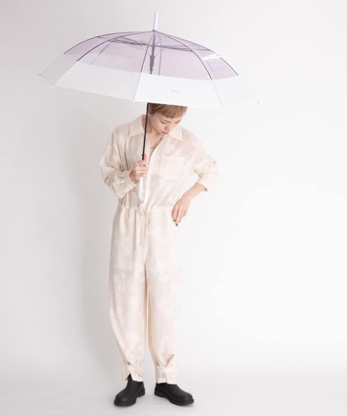 SMELLY（スメリー）の「プーリアビニール傘（長傘・レディース・パープル/グレー/ミント/クリア/ブルー系その他/オレンジ系その他・FREE）」の20枚目の写真