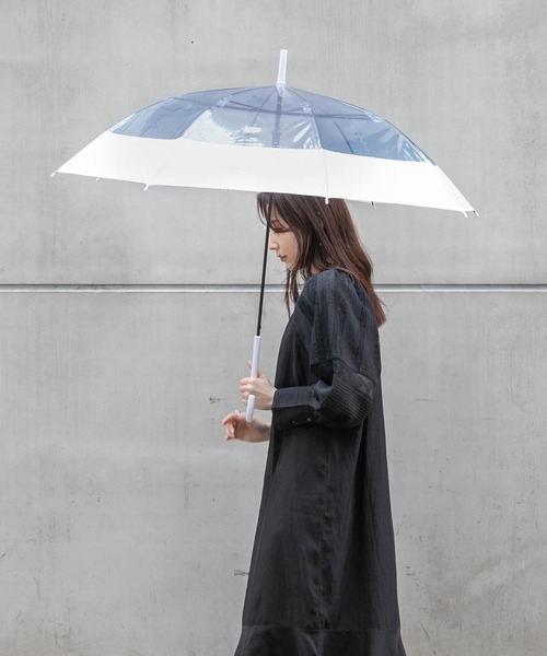 SMELLY（スメリー）の「プーリアビニール傘（長傘・レディース・パープル/グレー/ミント/クリア/ブルー系その他/オレンジ系その他・FREE）」の15枚目の写真