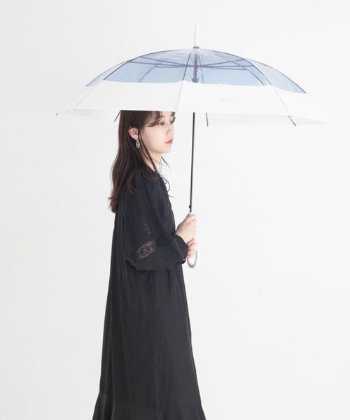 SMELLY（スメリー）の「プーリアビニール傘（長傘・レディース・パープル/グレー/ミント/クリア/ブルー系その他/オレンジ系その他・FREE）」の10枚目の写真