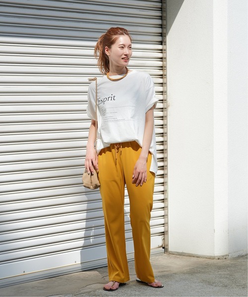 FRAMeWORK(フレームワーク)の「ESPRITプリントTシャツ(Tシャツ/カットソー・レディース・ホワイト/グレー系その他/ネイビー/カーキ・FREE)」の13枚目の写真