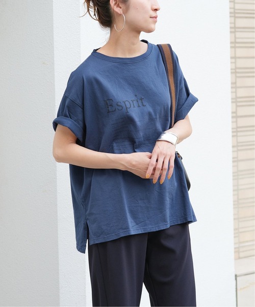 FRAMeWORK(フレームワーク)の「ESPRITプリントTシャツ(Tシャツ/カットソー・レディース・ホワイト/グレー系その他/ネイビー/カーキ・FREE)」の22枚目の写真