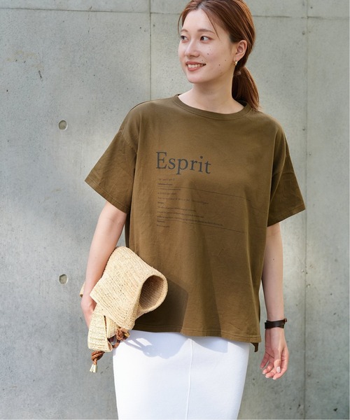 FRAMeWORK(フレームワーク)の「ESPRITプリントTシャツ(Tシャツ/カットソー・レディース・ホワイト/グレー系その他/ネイビー/カーキ・FREE)」の8枚目の写真