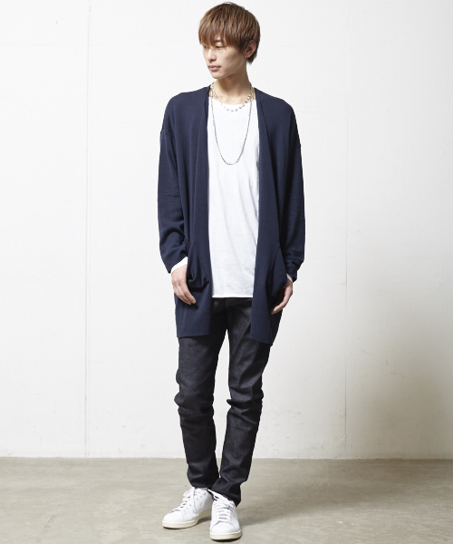 603（ロクマルサン）の「603 ロングカーディガン（カーディガン/ボレロ・メンズ・ホワイト/グレー/ネイビー・FREE）」の13枚目の写真