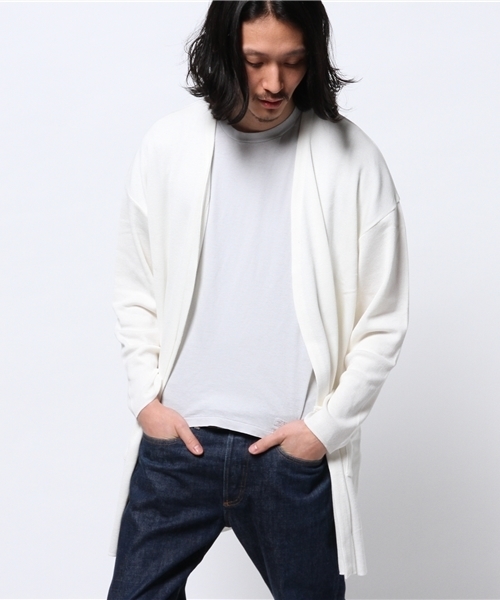 603（ロクマルサン）の「603 ロングカーディガン（カーディガン/ボレロ・メンズ・ホワイト/グレー/ネイビー・FREE）」の2枚目の写真