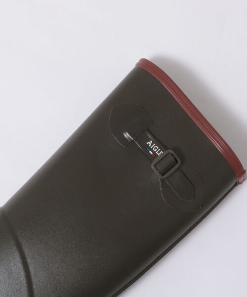 AIGLE（エーグル）の「【AIGLE/ エーグル】◇【WEB限定】シャンタベル2ラバーブーツ（レインシューズ・レディース・ベージュ系その他3/ブラック・37/38/36）」の8枚目の写真