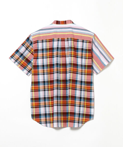 BEAMS（ビームス）の「BEAMS / マドラスチェック クレイジーパターン シャツ（シャツ/ブラウス・メンズ・レッド/ブルー・SMALL/MEDIUM/LARGE/X-LARGE）」の12枚目の写真
