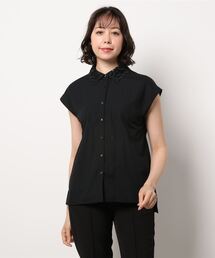 Te chichi | レース衿フレンチスリーブシャツブラウス(シャツ/ブラウス)