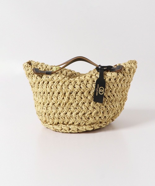 ANITA BILARDI(アニタビラルディ)の「Anita Bilardi MAYA SMALL P-RAFIA(ハンドバッグ・レディース・オフホワイト/ナチュラル・-)」の11枚目の写真