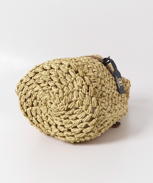 ANITA BILARDI(アニタビラルディ)の「Anita Bilardi MAYA SMALL P-RAFIA(ハンドバッグ・レディース・オフホワイト/ナチュラル・-)」の9枚目の写真