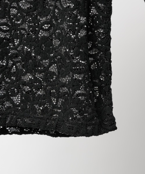 FEKETE（フェケテ）の「ROUND NECK CARDIGAN (SET-UP) / レース