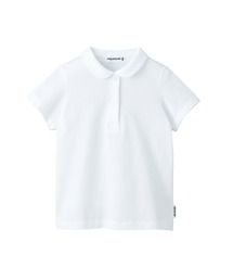 天竺素材の半袖ブラウス