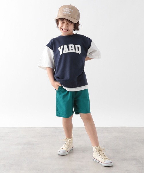 GLOBAL WORK(グローバルワーク)の「DRY/カレッジレイヤード/キッズ/296207(Tシャツ/カットソー・キッズ・ネイビー/ホワイト系その他・110cm/100cm/120cm/130cm/140cm/150cm/160cm)」の7枚目の写真