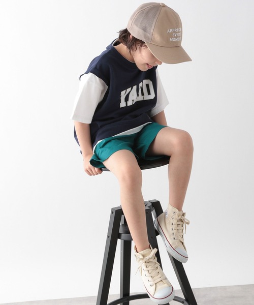 GLOBAL WORK(グローバルワーク)の「DRY/カレッジレイヤード/キッズ/296207(Tシャツ/カットソー・キッズ・ネイビー/ホワイト系その他・110cm/100cm/120cm/130cm/140cm/150cm/160cm)」の11枚目の写真