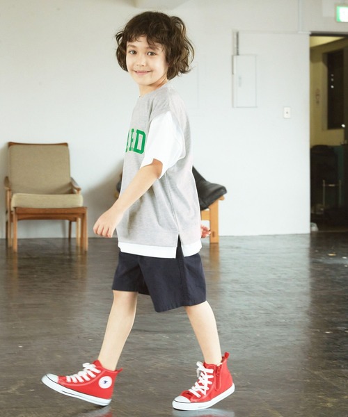 GLOBAL WORK(グローバルワーク)の「DRY/カレッジレイヤード/キッズ/296207(Tシャツ/カットソー・キッズ・ネイビー/ホワイト系その他・110cm/100cm/120cm/130cm/140cm/150cm/160cm)」の5枚目の写真