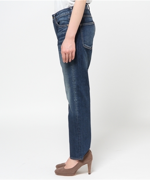 SHIPS for women（シップスフォーウィメン）の「【Steady.6月号掲載】 セルヴィッジデニム テーパード9分丈パンツ USED WASH（デニムパンツ・レディース・ブルー・MEDIUM/LARGE/SMALL）」の9枚目の写真