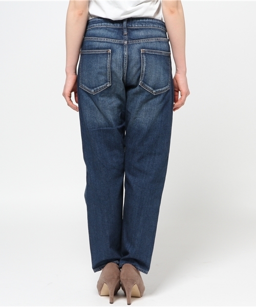 SHIPS for women（シップスフォーウィメン）の「【Steady.6月号掲載】 セルヴィッジデニム テーパード9分丈パンツ USED WASH（デニムパンツ・レディース・ブルー・MEDIUM/LARGE/SMALL）」の3枚目の写真
