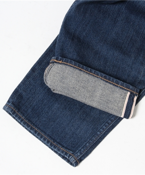 SHIPS for women（シップスフォーウィメン）の「【Steady.6月号掲載】 セルヴィッジデニム テーパード9分丈パンツ USED WASH（デニムパンツ・レディース・ブルー・MEDIUM/LARGE/SMALL）」の7枚目の写真