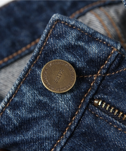 SHIPS for women（シップスフォーウィメン）の「【Steady.6月号掲載】 セルヴィッジデニム テーパード9分丈パンツ USED WASH（デニムパンツ・レディース・ブルー・MEDIUM/LARGE/SMALL）」の5枚目の写真