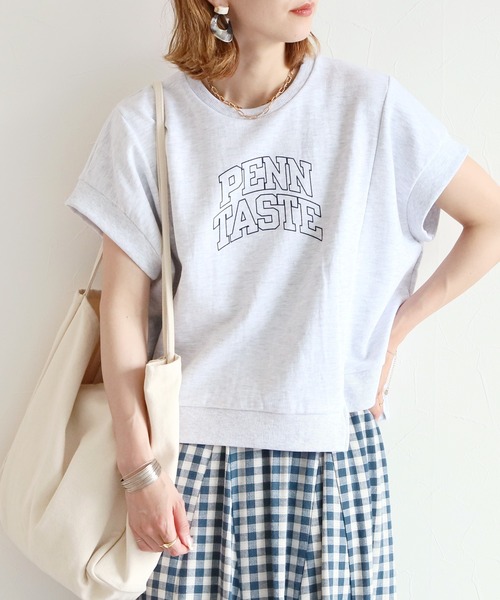 reca（レカ）の「ミニ裏毛ロゴデザイントップス（Tシャツ/カットソー・レディース・ブラック/グレー/グレー系その他・FREE）」の15枚目の写真