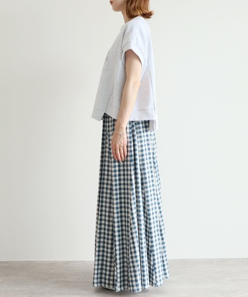 reca（レカ）の「ミニ裏毛ロゴデザイントップス（Tシャツ/カットソー・レディース・ブラック/グレー/グレー系その他・FREE）」の11枚目の写真