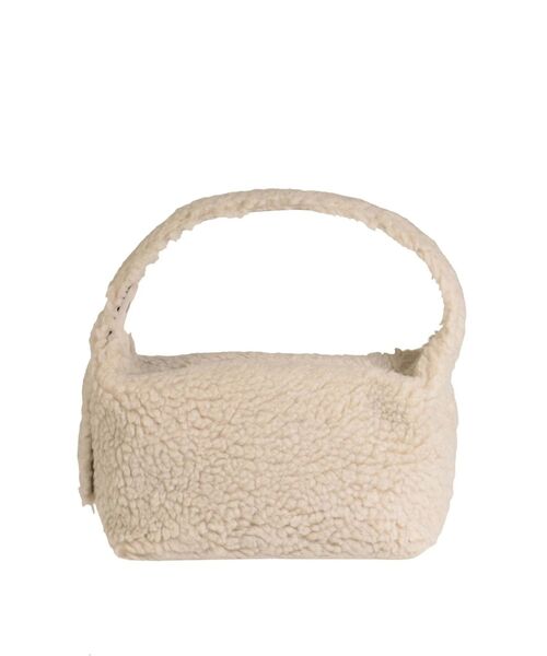 Ungrid（アングリッド）の「ボアハンドバッグ（ハンドバッグ・レディース・アイボリー・FREE）」の4枚目の写真