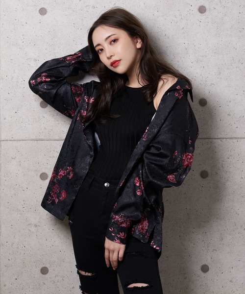 JUNRED(ジュンレッド)の「長袖シャツ(シャツ/ブラウス・メンズ・ブラック系その他2・L)」の3枚目の写真