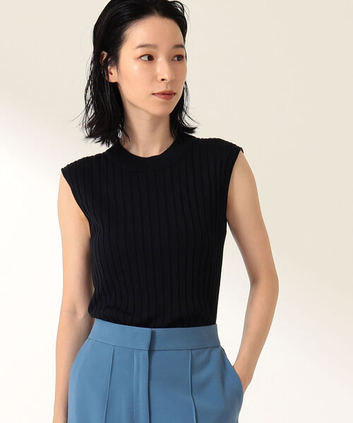 Demi-Luxe BEAMS / リネン シルク ノースリーブ　ニットベスト Demi-Luxe BEAMS（デミルクス ビームス）の「Demi-Luxe BEAMS