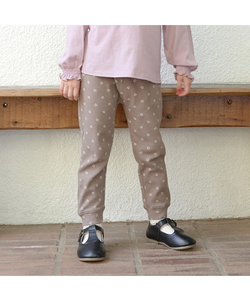 Lycee mine（リセマイン）の「【エニウェアシリーズ】アソート総柄リラックスパンツ（スウェットパンツ・キッズ・スカイブルー/ブラック/ブルーグレー/モカ/アイボリー/ライトベージュ/サックスブルー系・110cm/100cm/120cm/130cm/140cm）」の4枚目の写真