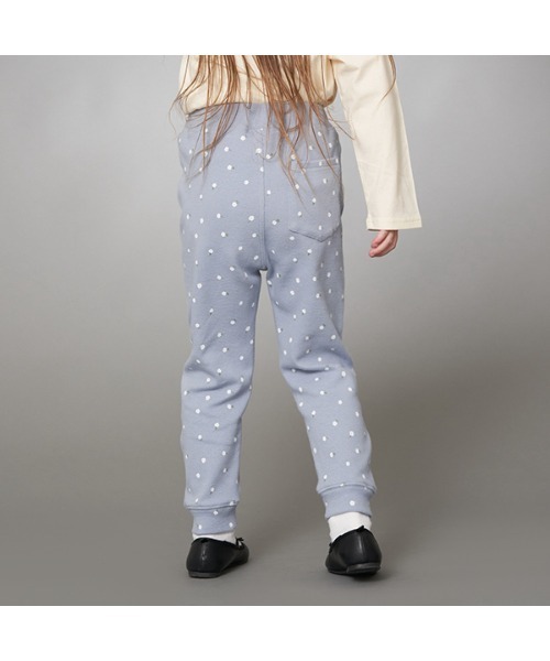 Lycee mine（リセマイン）の「【エニウェアシリーズ】アソート総柄リラックスパンツ（スウェットパンツ・キッズ・スカイブルー/ブラック/ブルーグレー/モカ/アイボリー/ライトベージュ/サックスブルー系・110cm/100cm/120cm/130cm/140cm）」の16枚目の写真