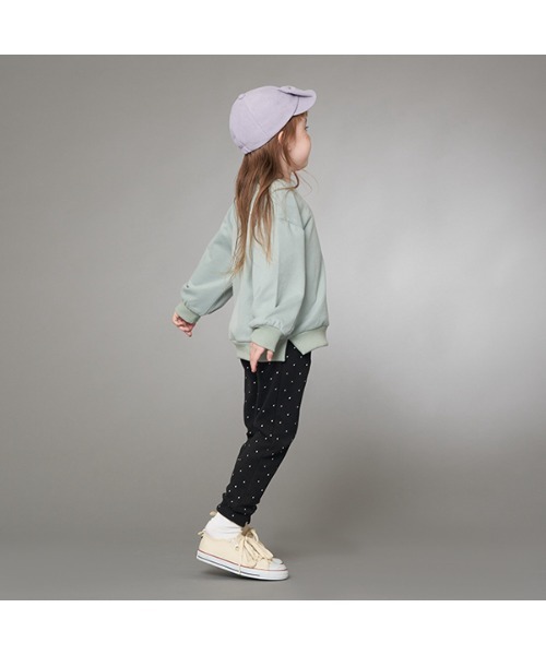 Lycee mine（リセマイン）の「【エニウェアシリーズ】アソート総柄リラックスパンツ（スウェットパンツ・キッズ・スカイブルー/ブラック/ブルーグレー/モカ/アイボリー/ライトベージュ/サックスブルー系・110cm/100cm/120cm/130cm/140cm）」の14枚目の写真