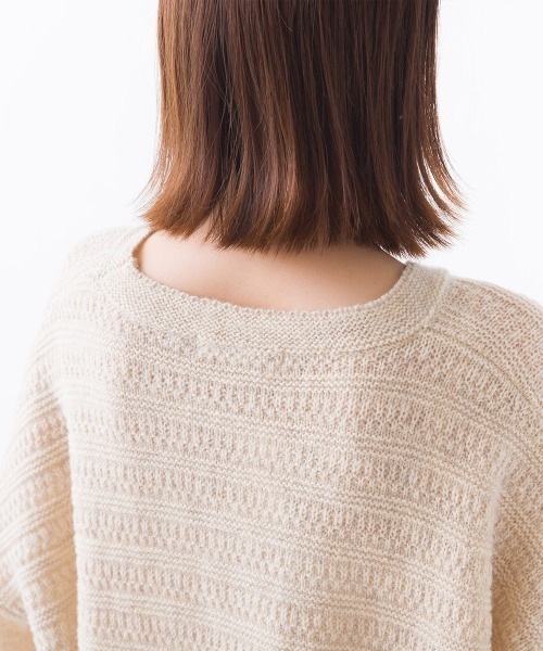 OMNES（オムネス）の「ウールガーターMIXプルオーバー（その他トップス・レディース・グレー/オートミール/チャコール・FREE）」の22枚目の写真