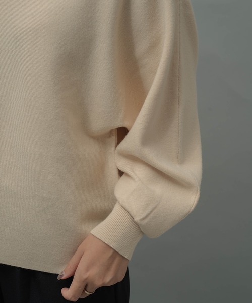 ottilie（オティーリエ）の「【 ottilie / オティーリエ 】 バナナスリーブニットプルオーバー（ニット/セーター・レディース・ブルー/ナチュラル/グリーン・FREE）」の15枚目の写真