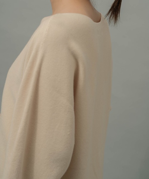 ottilie（オティーリエ）の「【 ottilie / オティーリエ 】 バナナスリーブニットプルオーバー（ニット/セーター・レディース・ブルー/ナチュラル/グリーン・FREE）」の13枚目の写真