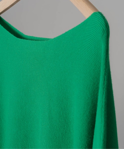 ottilie（オティーリエ）の「【 ottilie / オティーリエ 】 バナナスリーブニットプルオーバー（ニット/セーター・レディース・ブルー/ナチュラル/グリーン・FREE）」の9枚目の写真