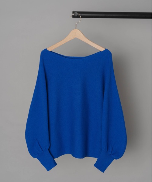 ottilie（オティーリエ）の「【 ottilie / オティーリエ 】 バナナスリーブニットプルオーバー（ニット/セーター・レディース・ブルー/ナチュラル/グリーン・FREE）」の7枚目の写真