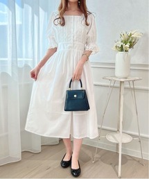 ピンタックレースフリルワンピース【ZOZOTOWN限定アイテム】