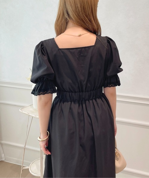 apres jour(アプレジュール)の「ピンタックレースフリルワンピース【ZOZOTOWN限定アイテム】(ワンピース・レディース・ブラック/オフホワイト/ブルー・フリー/X-LARGE)」の16枚目の写真