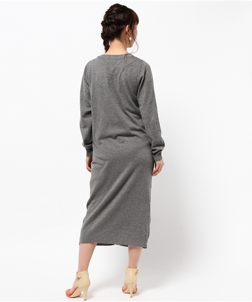 merry jenny（メリージェニー）の「ﾗｲﾝﾛﾝｸﾞｶｰﾃﾞｨｶﾞﾝ（カーディガン/ボレロ・レディース・グレー/ベージュ/ライトブルー・FREE）」の6枚目の写真