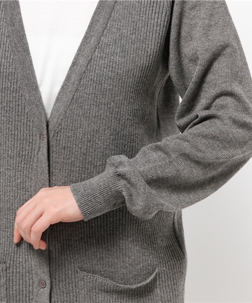 merry jenny（メリージェニー）の「ﾗｲﾝﾛﾝｸﾞｶｰﾃﾞｨｶﾞﾝ（カーディガン/ボレロ・レディース・グレー/ベージュ/ライトブルー・FREE）」の8枚目の写真